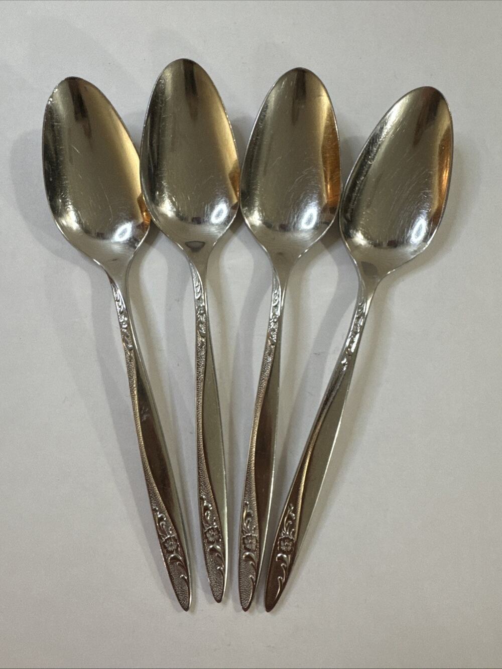 Set Of 4 Tablespoons - Baroness - International WM Rogers Stainless